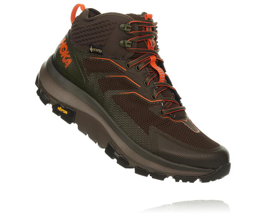 Botas De Montaña Hoka One One Hombre - Toa Gore-Tex - Marrones - VCT731048